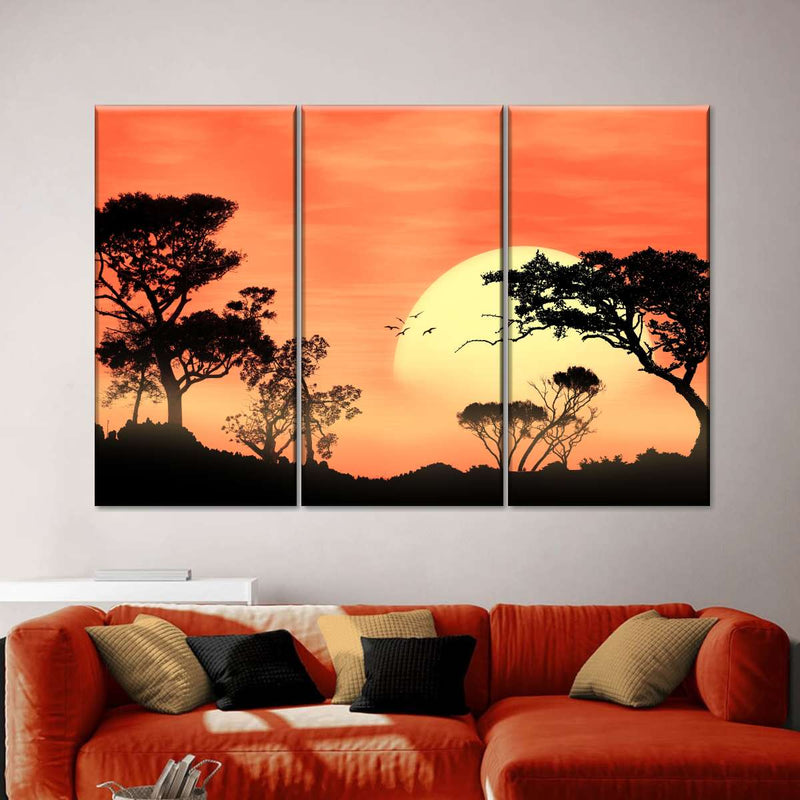 Sunrise In Africa Wall Art