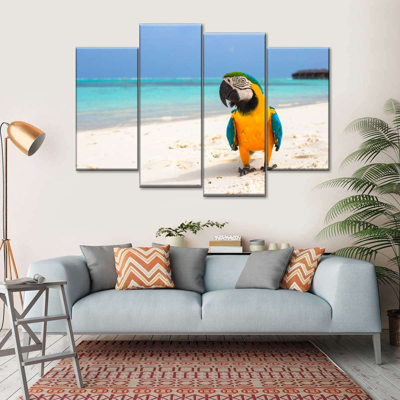 Parrot On Summer Day Wall Art