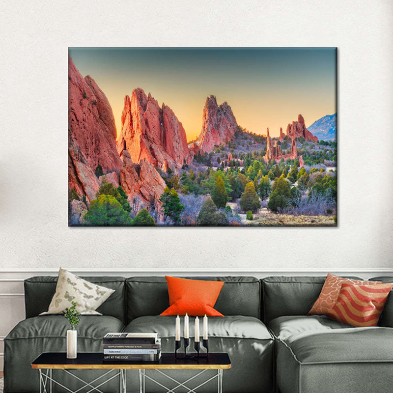 Garden Of The Gods Sunrise Wall Art