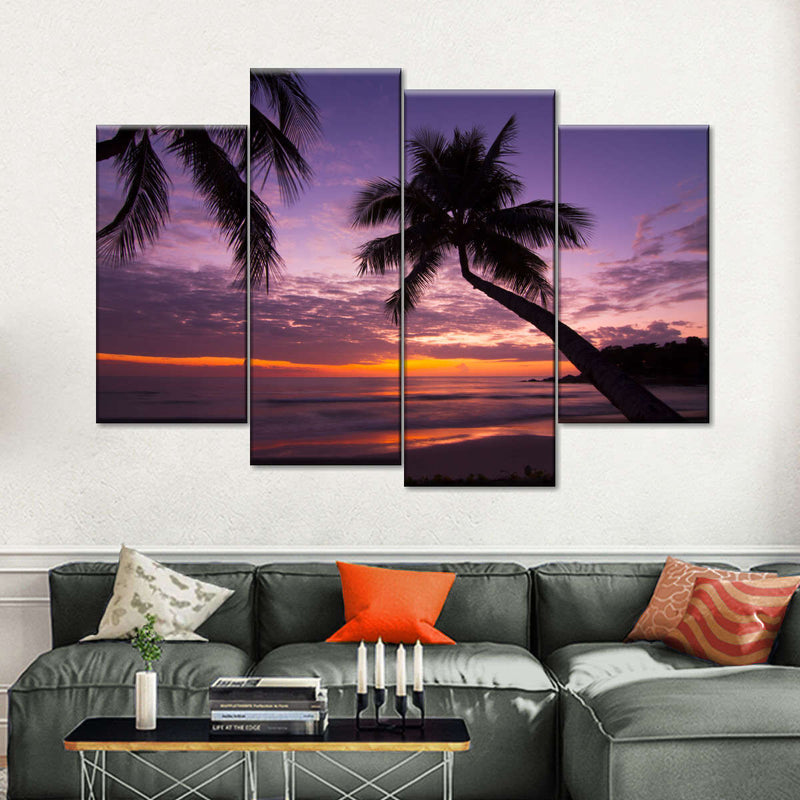 Palm Koh Samui Sunset Wall Art