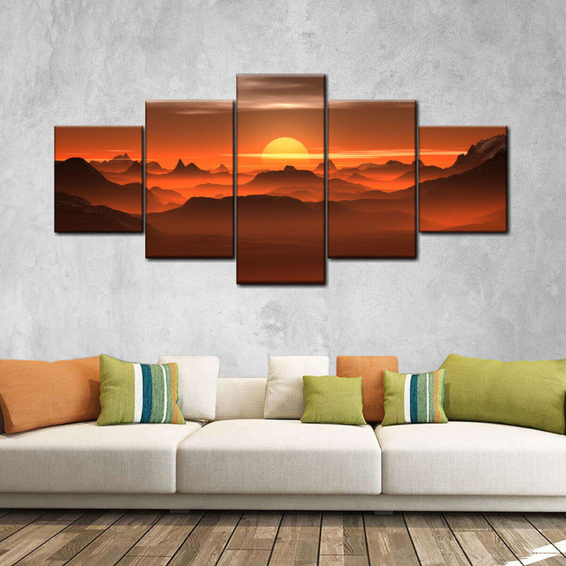 Gorgeous View Of Sunset Wall Art