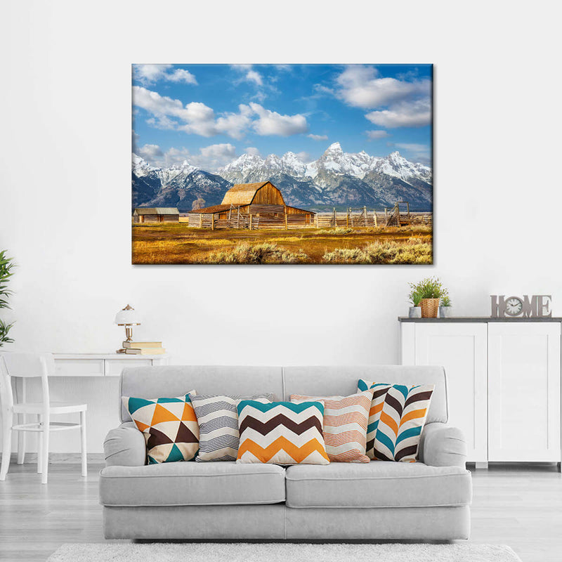 Teton Range Moulton Barn Wall Art