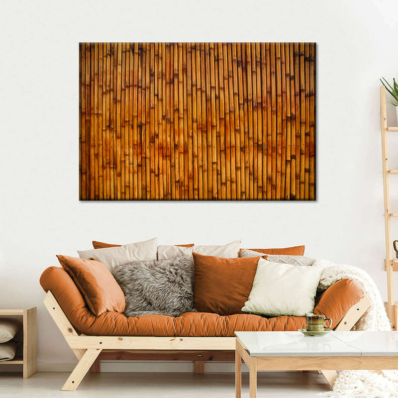 Bamboo Fence Wall Art