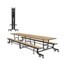 Mobile School Cafeteria Table With Benches And Lift Assist System (SAK39215)