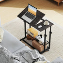 Mobile Stand up Desk Height Adjustable Standing Table with Tilting Tabletop by LJGDeals