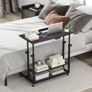 Mobile Stand up Desk Height Adjustable Standing Table with Tilting Tabletop by LJGDeals