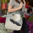 "Fairy Riding a Bat" Heavy-Duty Canvas Tote Bag