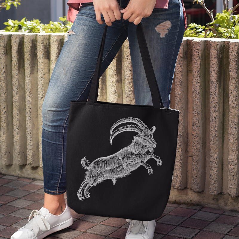 "Live Deliciously" Heavy-Duty Canvas Tote Bag