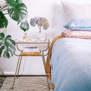 Gold Geyik Metal Nightstand