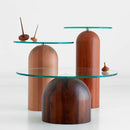 Linden Wooden Coffee Table Set