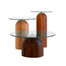 Linden Wooden Coffee Table Set