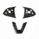 Model 3 / Y Steering Wheel Middle Trim Cover - Carbon Fiber Interior Mods