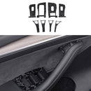 Dry Carbon Fiber Window & Door Switch Covers for Model Y / Model 3（Left Hand Drive）