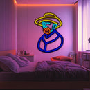 Van Gogh Metal Neon Wall Art- LN0254
