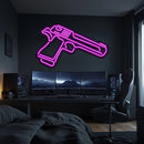 Deagle Weapon Metal Neon Wall Art- LN0125