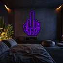 Fuck You Metal Neon Wall Art- LN0137