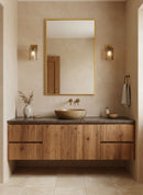 Antique Brass Mirror - Rectangular Wall Mirror