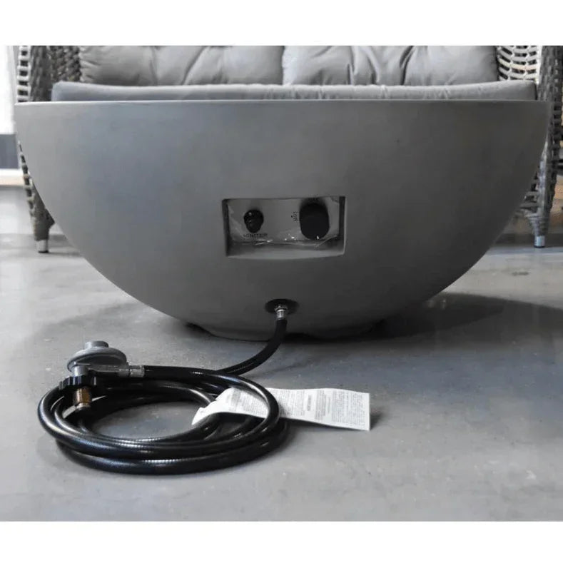 Elementi Modeno - Roca Round Concrete Fire Pit Table, photo 5 of 5
