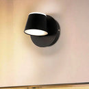 GobekUsa Modern 1/2/3-Light Bedroom Wall Sconce with Cone Metal Shade - White/Black Vanity Lighting Fixture in White Light