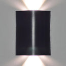 GobekUsa Modern 1/2/3-Light Black Porch Wall Sconce with Wavy Metal Shade and Warm/White Lighting