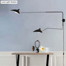 GobekUsa Modern 1/2-Light Wall Sconce with Curved Arm & Metallic Shade - Black/White Wall Mounted Lamp for Living Room