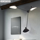 GobekUsa Modern 1/3-Light Duckbill Wall Sconce with Black Metallic Shade – Adjustable Living Room Lamp