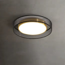 GobekUsa 16W Copper Ceiling Light: Modern Nordic Bronze Living Room Bedroom Lamp