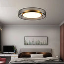 GobekUsa 16W Copper Ceiling Light: Modern Nordic Bronze Living Room Bedroom Lamp