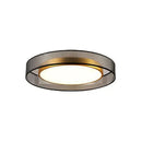 GobekUsa 16W Copper Ceiling Light: Modern Nordic Bronze Living Room Bedroom Lamp