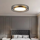 GobekUsa 16W Copper Ceiling Light: Modern Nordic Bronze Living Room Bedroom Lamp