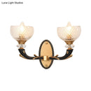 GobekUsa Modern 2-Light Metal Black Sconce with Clear Prismatic Glass Shade - Wall Mounted