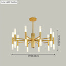 GobekUsa Modern 20-Light Acrylic Ceiling Lamp for Dining Room or Kitchen Island