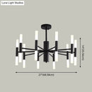 GobekUsa Modern 20-Light Acrylic Ceiling Lamp for Dining Room or Kitchen Island