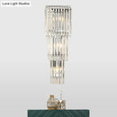 GobekUsa Modern 3-Head Wall Sconce Light with Clear Glass Shades - Stylish Prismatic Design - Wall Mounted Lamp