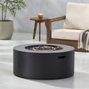 Alora Modern 32" 40K BTU Round Iron Propane Fire Pit (SAK29102)