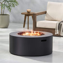 Alora Modern 32" 40K BTU Round Iron Propane Fire Pit (SAK29102)