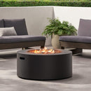 Alora Modern 32" 40K BTU Round Iron Propane Fire Pit (SAK29102)