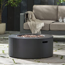 Alora Modern 32" 40K BTU Round Iron Propane Fire Pit (SAK29102)