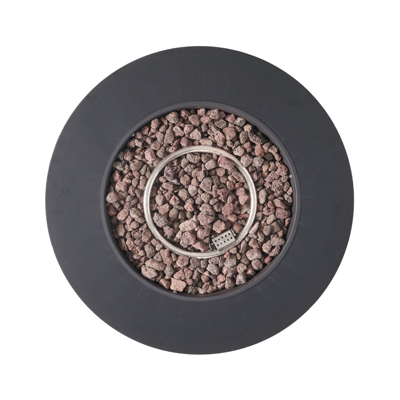 Alora Modern 32" 40K BTU Round Iron Propane Fire Pit (SAK29102)