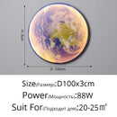 GobekUsa Creative Moon Earth LED Wall Lamp for Modern Living Spaces