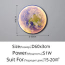 GobekUsa Creative Moon Earth LED Wall Lamp for Modern Living Spaces