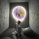 GobekUsa Creative Moon Earth LED Wall Lamp for Modern Living Spaces