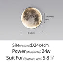 GobekUsa Creative Moon Earth LED Wall Lamp for Modern Living Spaces