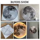 GobekUsa Creative Moon Earth LED Wall Lamp for Modern Living Spaces