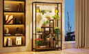 GobekUsa Modern 5-Tier Tall Metal Plant Stand