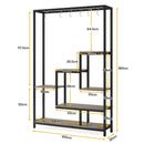 GobekUsa Modern 5-Tier Tall Metal Plant Stand
