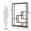 GobekUsa Modern 5-Tier Tall Metal Plant Stand