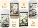 GobekUsa Modern 5-Tier Tall Metal Plant Stand