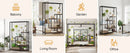 GobekUsa Modern 5-Tier Tall Metal Plant Stand