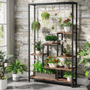 GobekUsa Modern 5-Tier Tall Metal Plant Stand